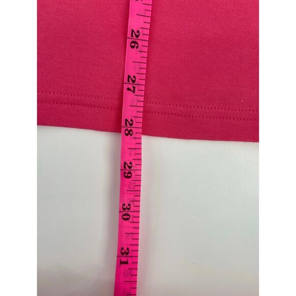 Quacker Factory Hot Pink Sequin 3/4 Sleeve‎ Size 2X Vacation Resort - Picture 6 of 6